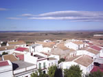 Vista aérea de Castilleja del Campo.