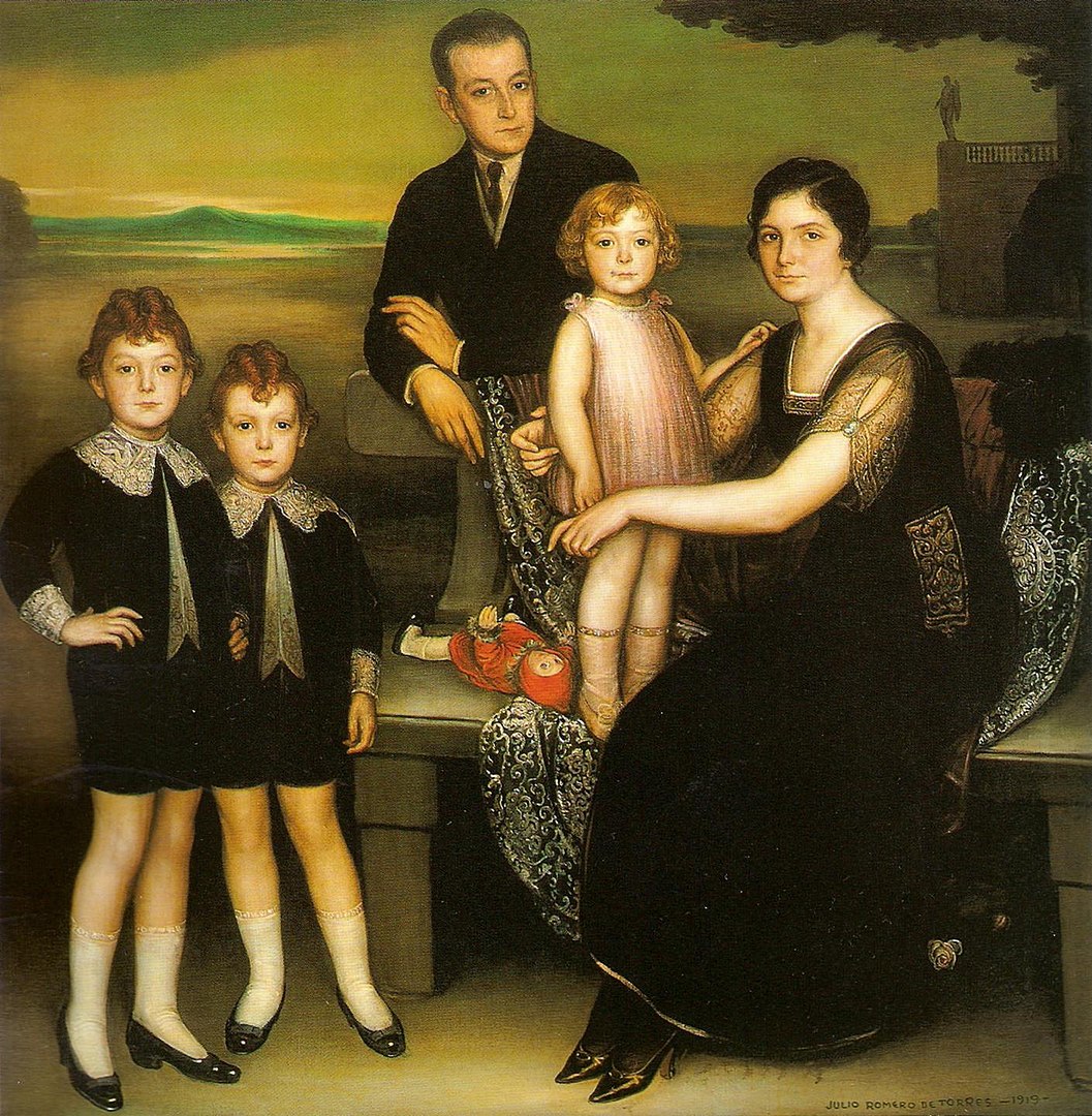 Archivo:Familia Basabe (1919), de Julio Romero de Torres.jpg ...