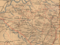 1896- Mapa militar itinerario de España. Depósito de la Guerra. Hoja 74 (Small).PNG