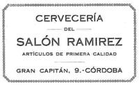 Anuncio del Salón Ramírez -1925-