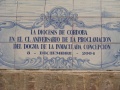 Detalle del azulejo conmemorativo en Duque de Hornachuelos.JPG