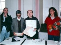 El actor José Luís López Vázquez recibe la Fiambrera de Plata. (Diciembre,1989).jpg