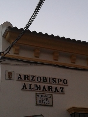 Calle Arzobisopo Almaraz o Calle Olivos de Moguer