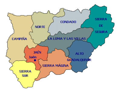 Comarcas de Jaén